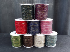 3 x 2mm Grape Purple Gold Diamond Cut Cable Chain, Oval Link Chain, 2 Meters