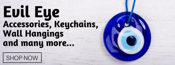 Evil Eye Necklace, bracelet, earrings, jewelry, home decor, wall hanging