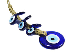 Evil Eye Wall Hanging, Handmade Turkish Artisan Nazar, Evil Eye Gift, Lucky Amulet, 5.5cm