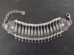 Tribal Cage Ethnic Statement Bracelet Cuff - Authentic Turkish Style