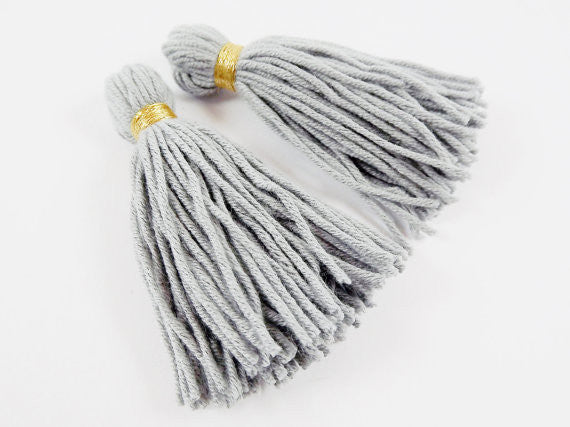 Luxury Shiny Silk Tassels - 65 mm long- 12 Colours to choose-perfect f –  House Of Molds