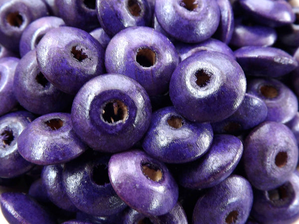 Eggplant Purple Wood Beads, Purple Wooden Beads, Heishi Beads, Round Wood  Spacers, Purple Beads, 8mm Choose 50pcs, 200pcs or 400pcs