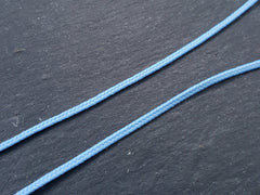 Sky Blue Soutache Cord Twisted Trim Rayon Braid Gimp Jewelry Making Supplies Beading Sewing Quilting Trimming - 5 meters = 5.46 Yards