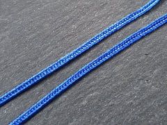 Royal Blue Soutache Cord Twisted Trim Rayon Braid Gimp Jewelry Making Supplies Beading Sewing Quilting Trimming - 5 meters = 5.46 Yards