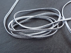 Light Gray Soutache Cord Twisted Trim Rayon Braid Gimp Jewelry Making Supplies Beading Sewing Quilting Trimming - 5 meters = 5.46 Yards