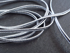 Light Gray Soutache Cord Twisted Trim Rayon Braid Gimp Jewelry Making Supplies Beading Sewing Quilting Trimming - 5 meters = 5.46 Yards