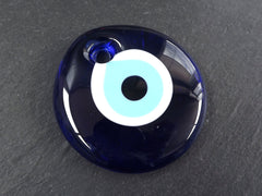 Blue Evil Eye, Glass Evil Eye Bead, Evil Eye Wall Hanging, Evil Eye Home Decor, Greek Evil Eye
