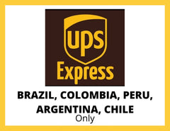 UPS Express Shipping 3-4 Days - Brazil, Colombia, Peru, Argentina, Chile, Morocco, Please provide your contact number at checkout