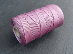 100m Lilac Pink Knotting Cord, Macrame Parachute Cord, Nylon Beading Knot String, Kumihimo, 1mm, Full 100 Meter Roll, Viyola