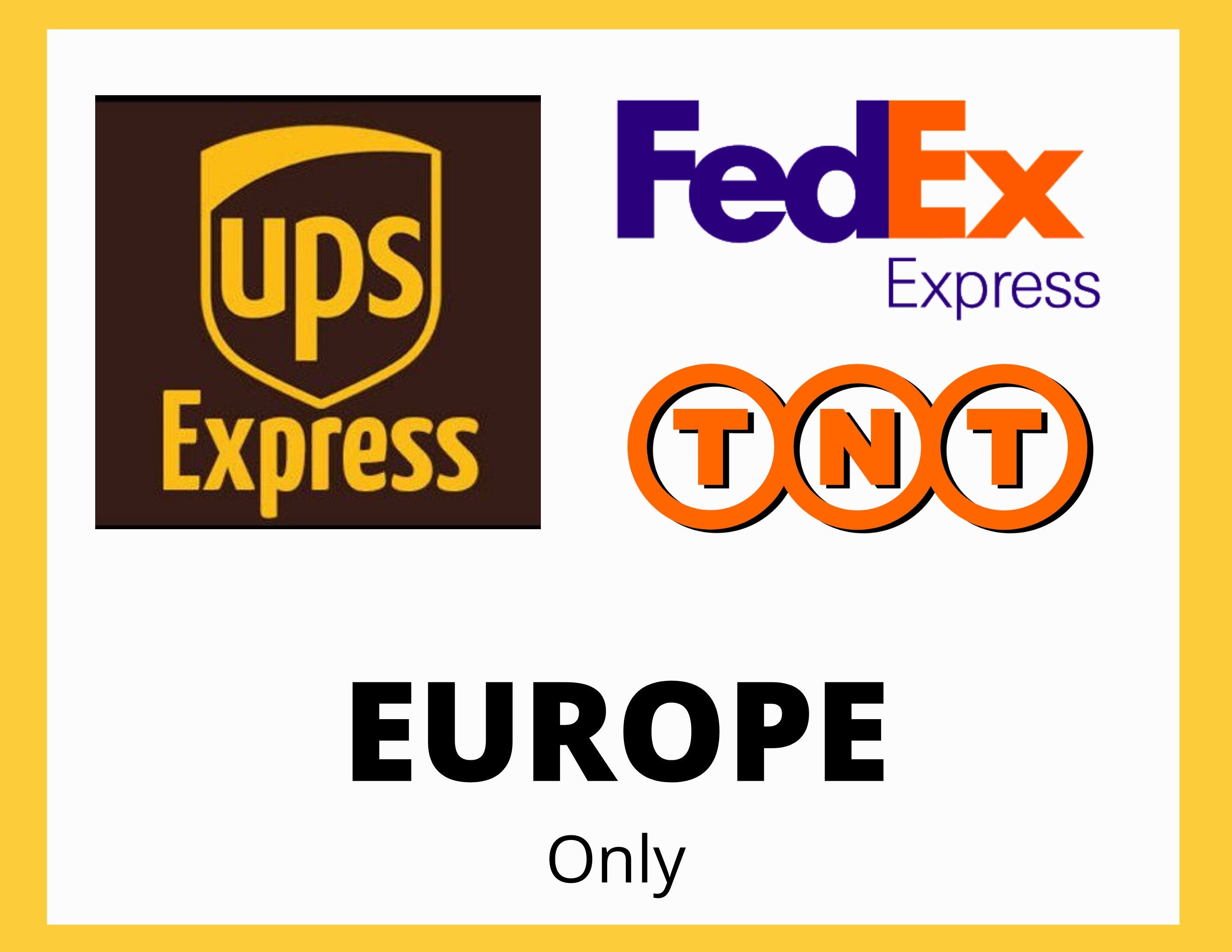 Express Shipping 2-3 Days - EUROPE - Please provide your contact number at checkout