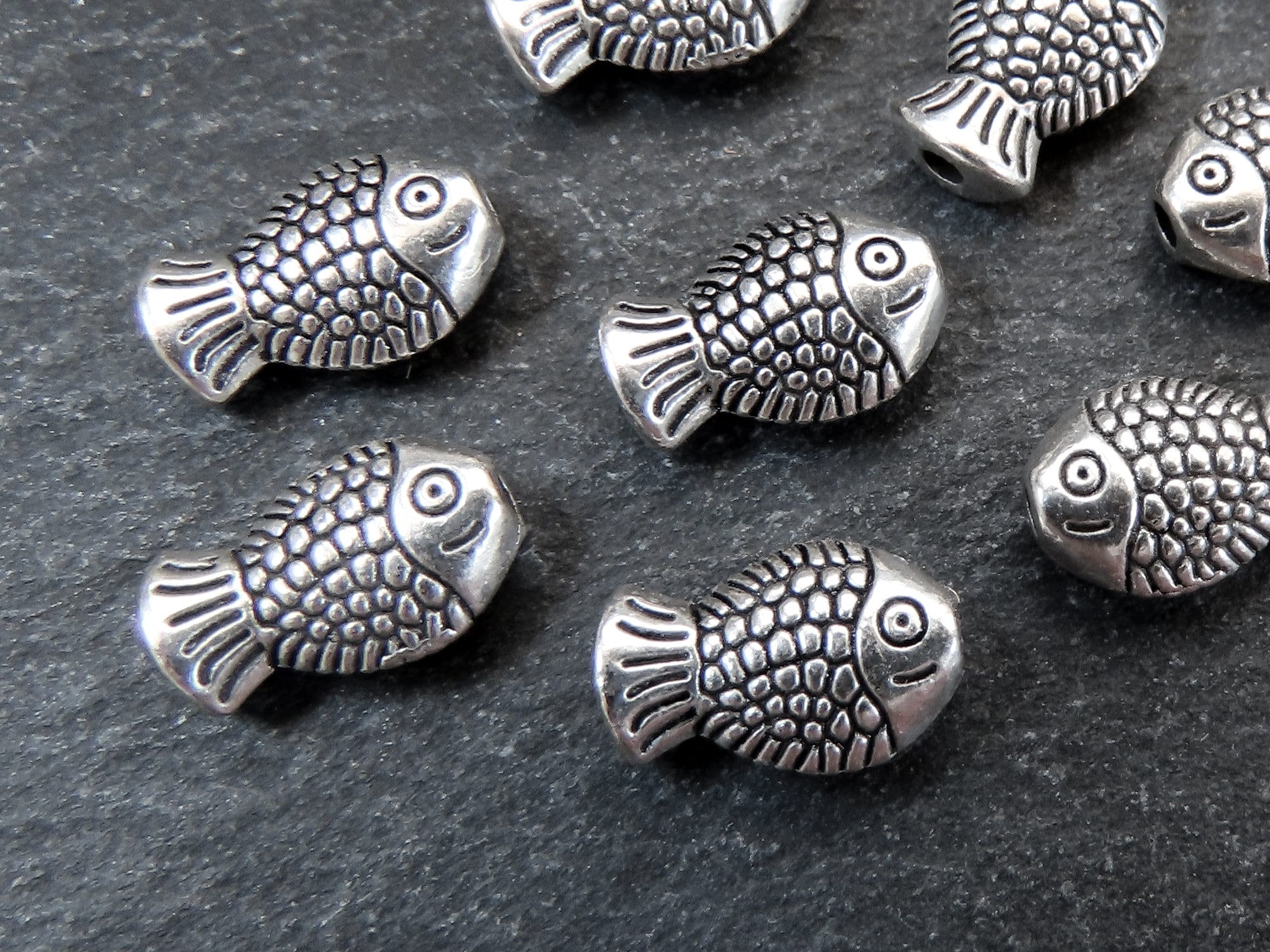 Mini Fish Beads, Little Fish Beads, Tiny Fish Beads, Good Luck