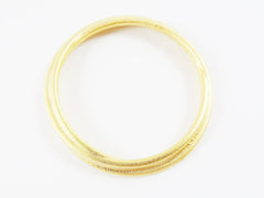 Gold Loop Pendant, Intermingling Loop, Round Pendant, Closed Loop, Ring Pendant, Loop Connector, Gold Ring,  22k Matte Gold Plated 1pc